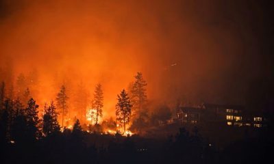 Wildfire in British Columbia Canada