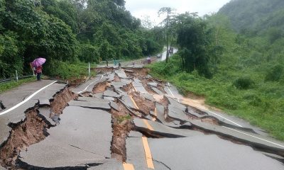 Tourists Stranded in Northern Thailand After Road to Collapses