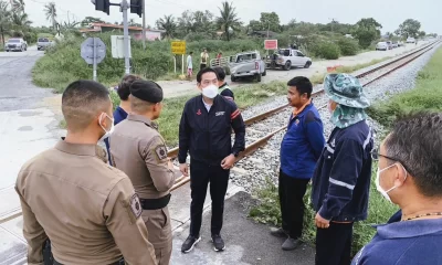 Train Collides With Pickup at Railway Crossing Killing 8 in Eastern Thailand