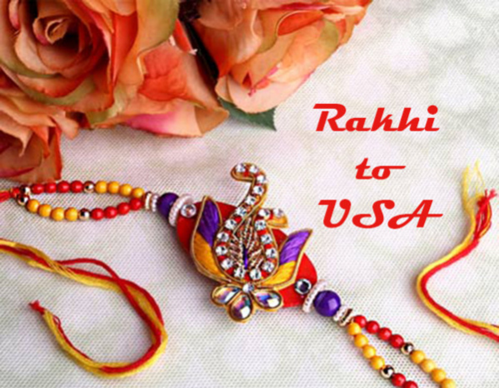 Send a Personalized Message with Rakhi to Your Siblings in the USA