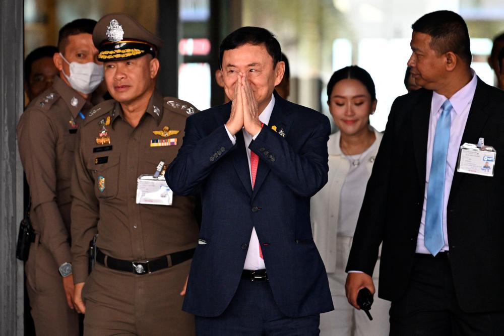 Thaksin Shinawatra Arrives