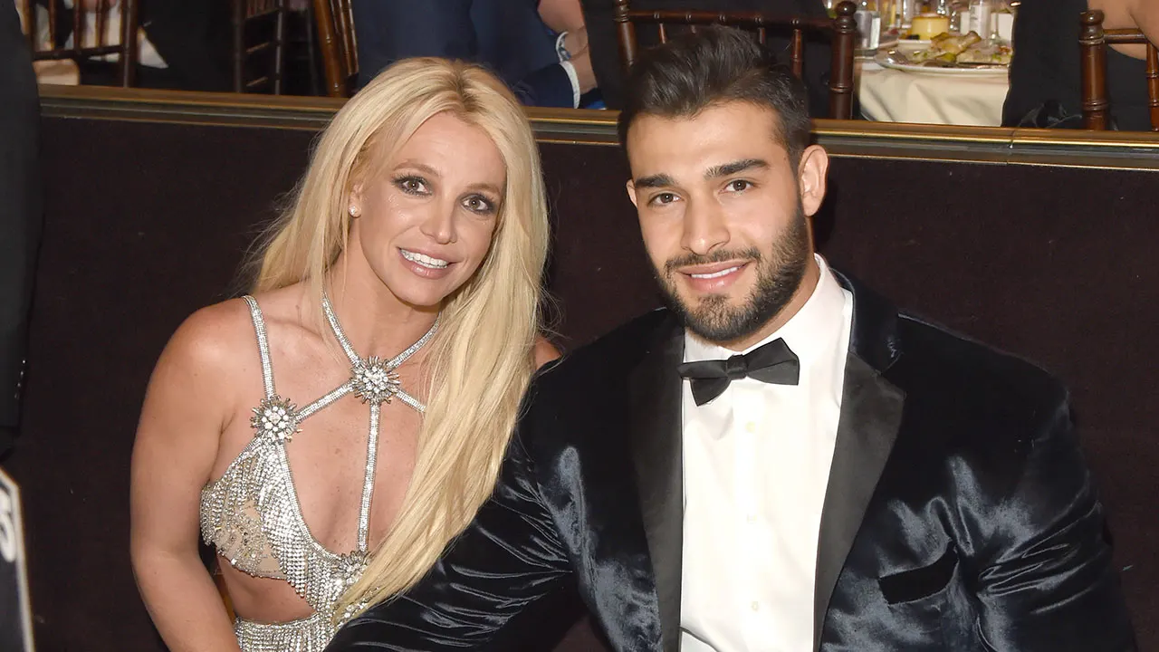 Sam Asghari and Britney Spears