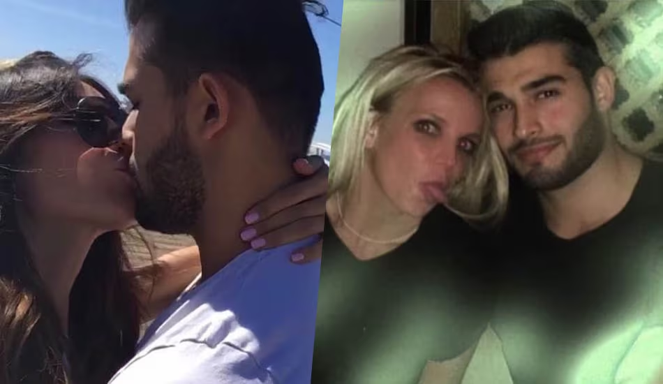 Sam Asghari and Britney Spears