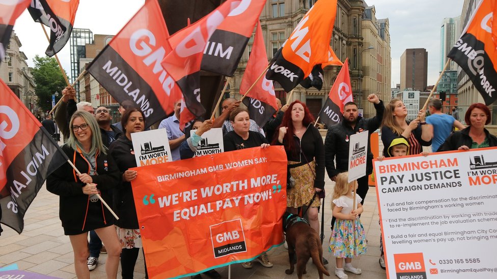 equal pay claims against the council birmingham