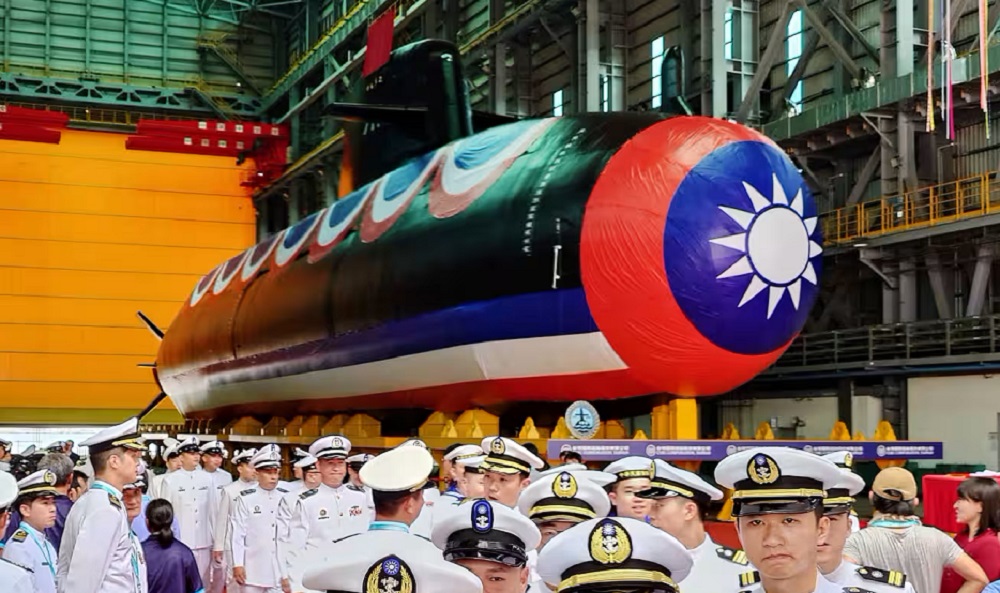 Taiwan's Navy Unveils the Islands First Domestically Built Submarine