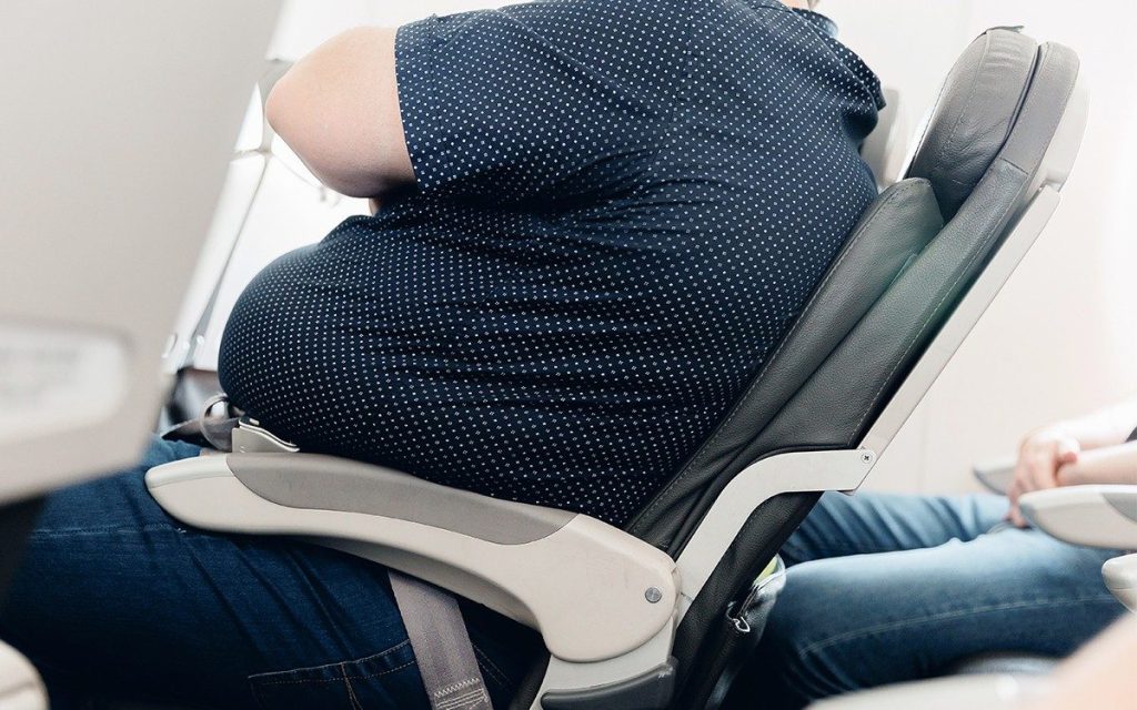 fat airline passengers