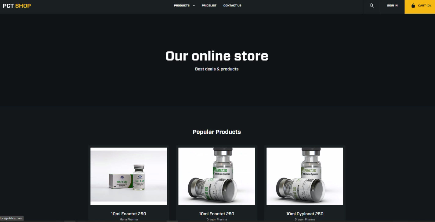 pct shop com online steroids