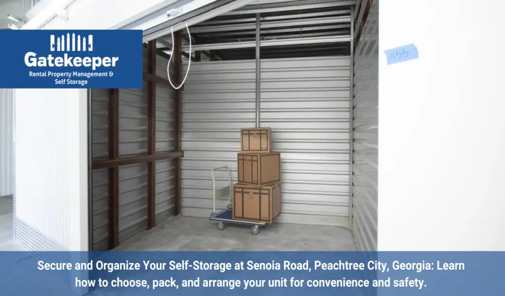 How Do I Choose, Pack, and Arrange a Self-Storage Unit at Senoia Road, Peachtree City, Georgia?