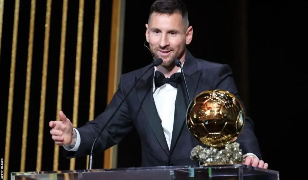 Lionel Messi Wins Eighth Ballon d'Or as Jude Bellingham Claims Kopa Trophy