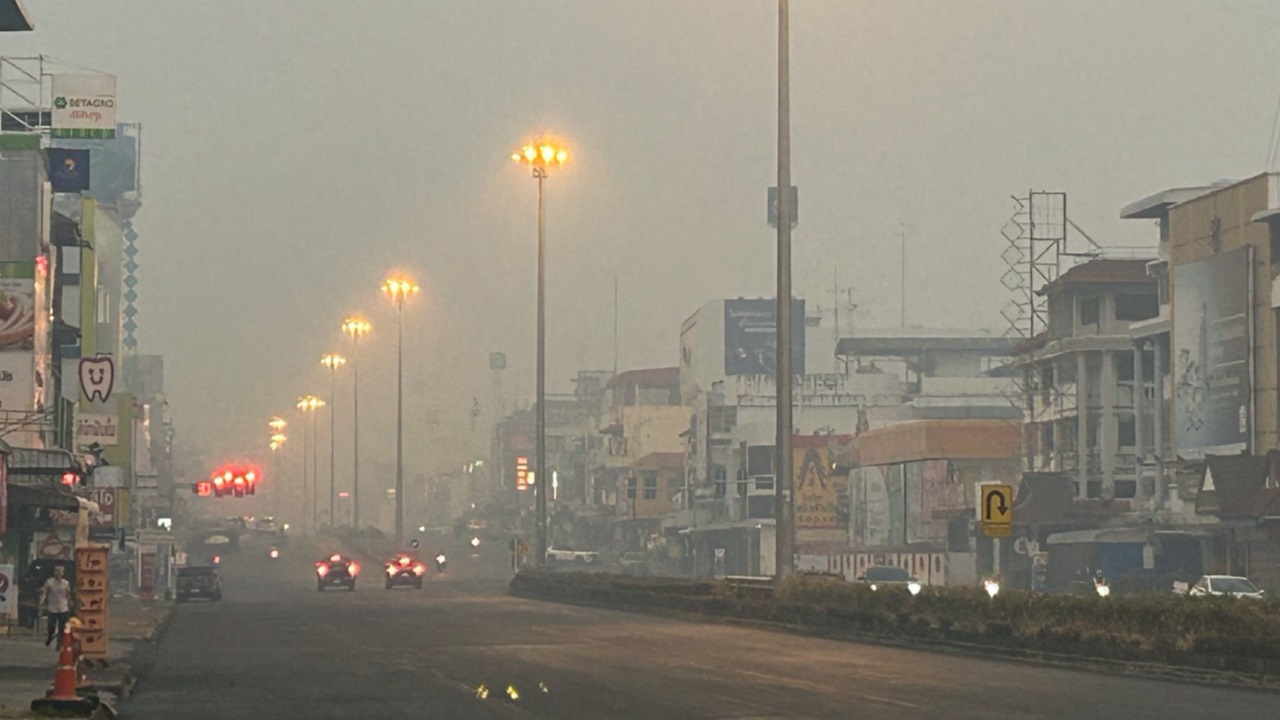 PM2.5 Dust Pollution at Toxic Levels in Chiang Rai Thailand