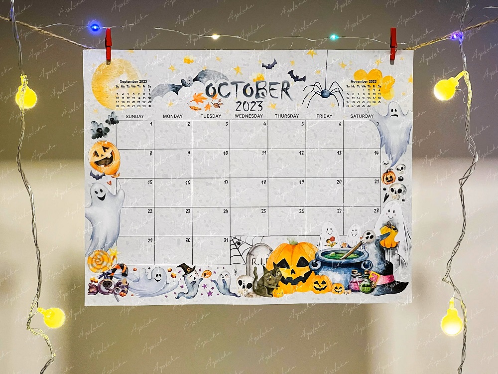 Personalize Your printable calendar