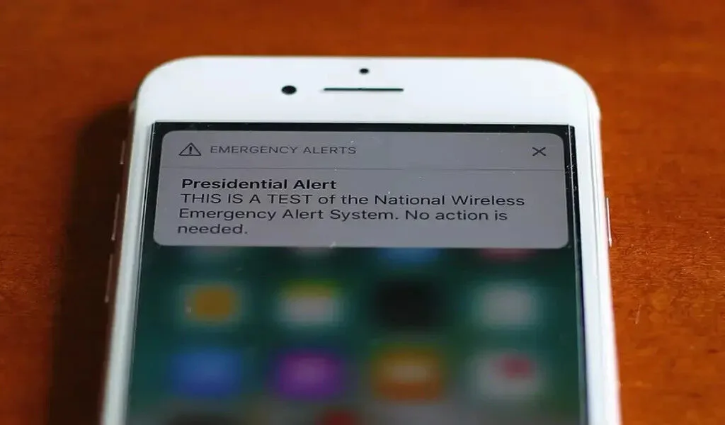A Nationwide Emergency Alert Test Will Be Conducted On Wednesday