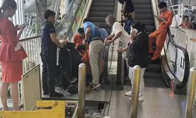 4-Year-Old Girl Rescued After Her Foot Caught in Escalator