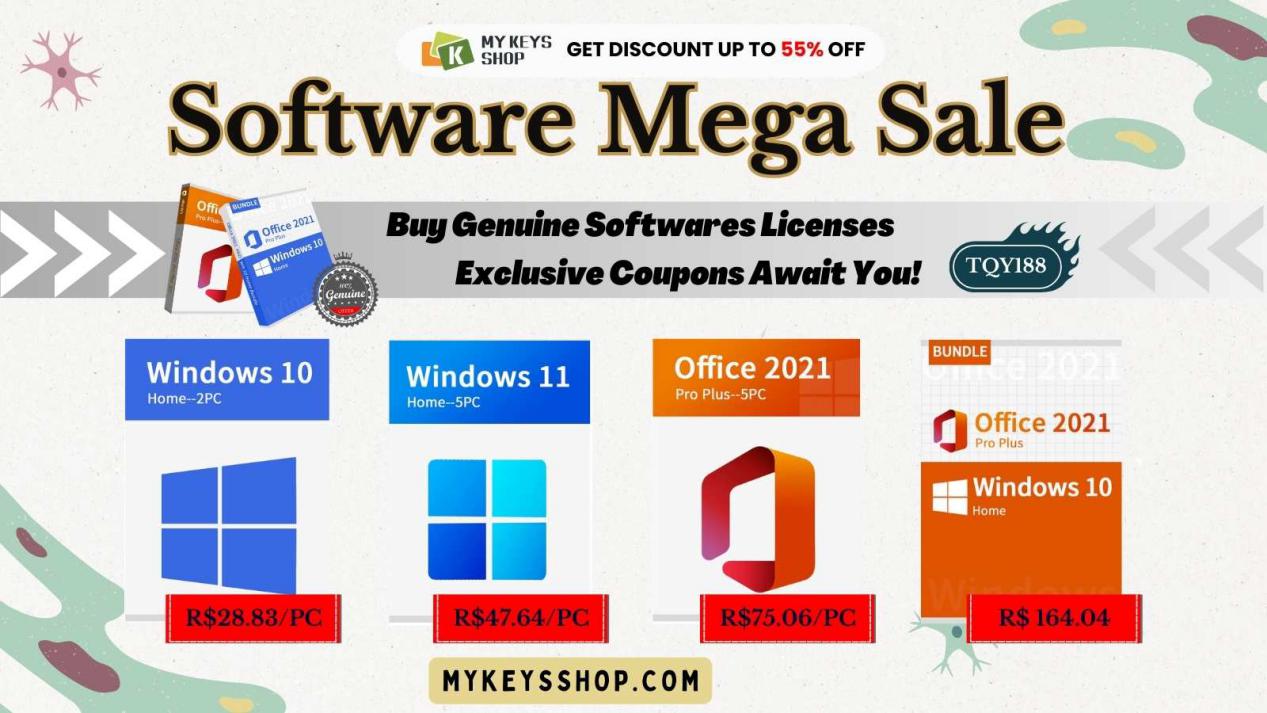 “Mykeysshop October Special Sale: Office 2021 Keys Starting at Only $28.35!”