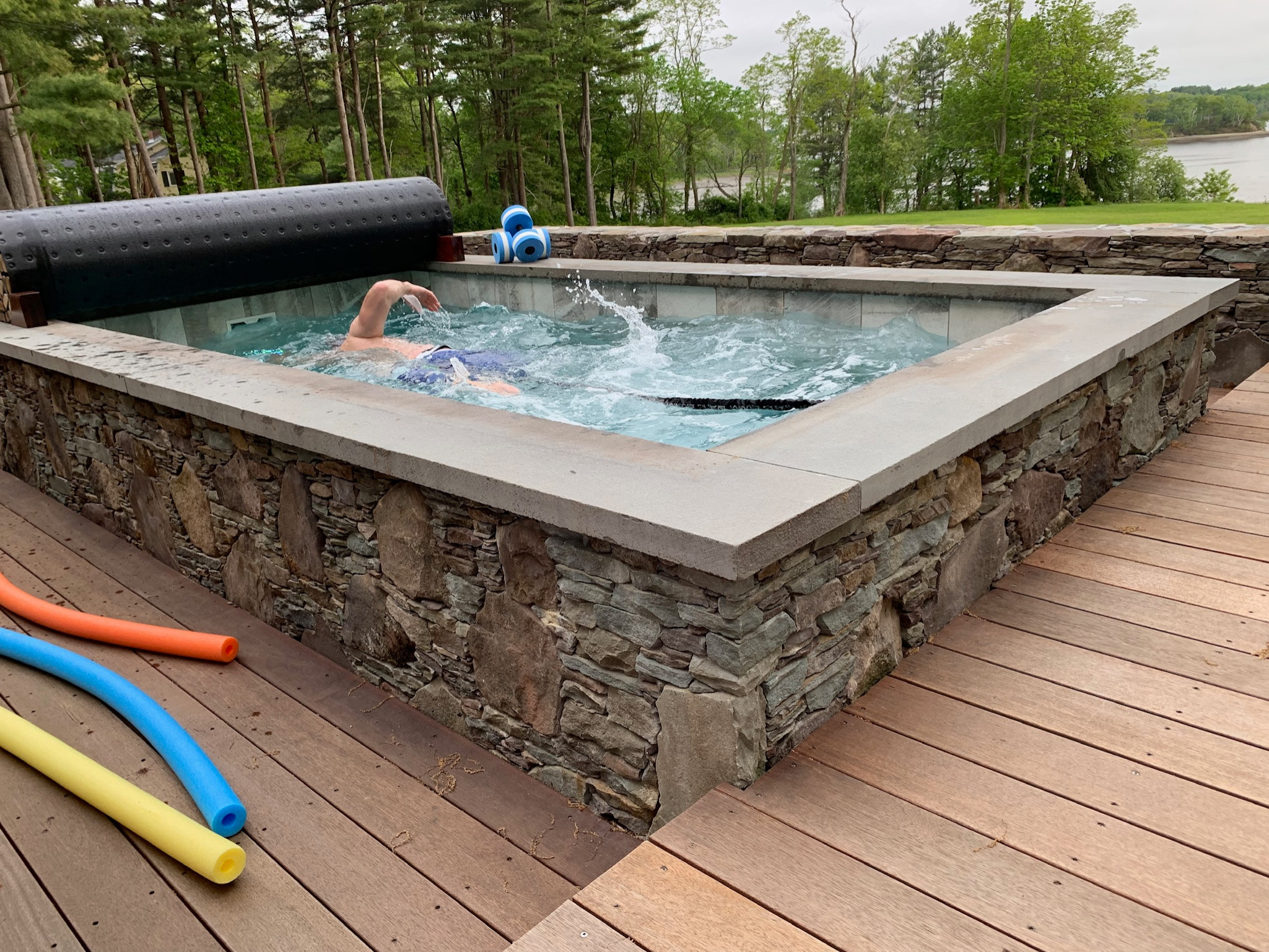 above ground plunge pool