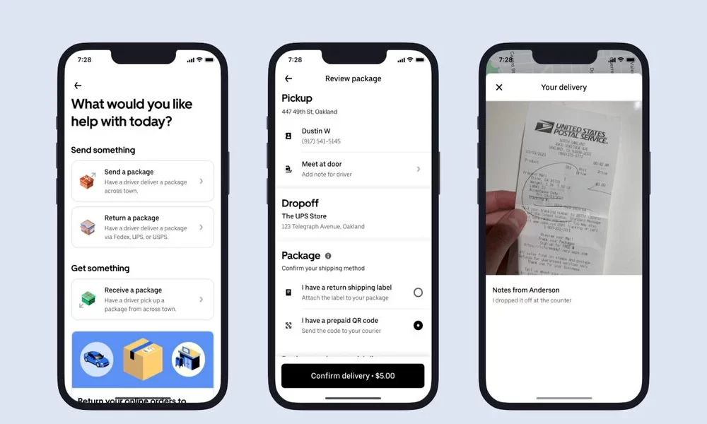 Now Uber Couriers Will Loose Off Your Bundle At The Publish Place of business