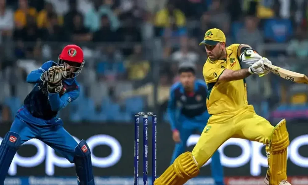 Maxwell Witchcraft powers Australia To a Important Win Over Afghanistan At The ICC Global Cup 2023