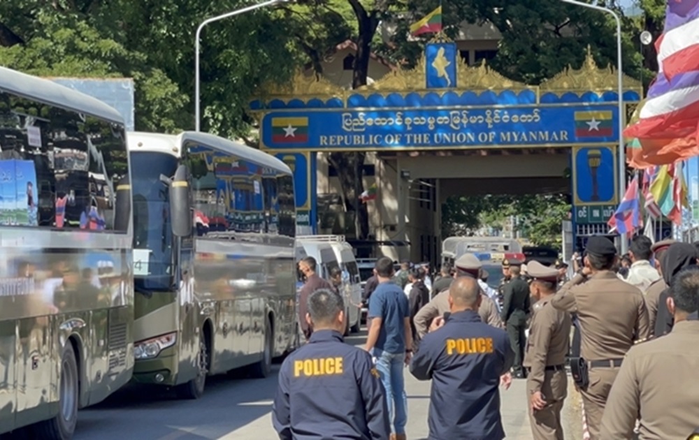 41 Thai Trapped in Myanmar's Shan State Repatriated to Chiang Rai, Thailand