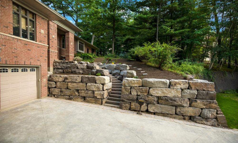 Armour Stone Retaining Walls