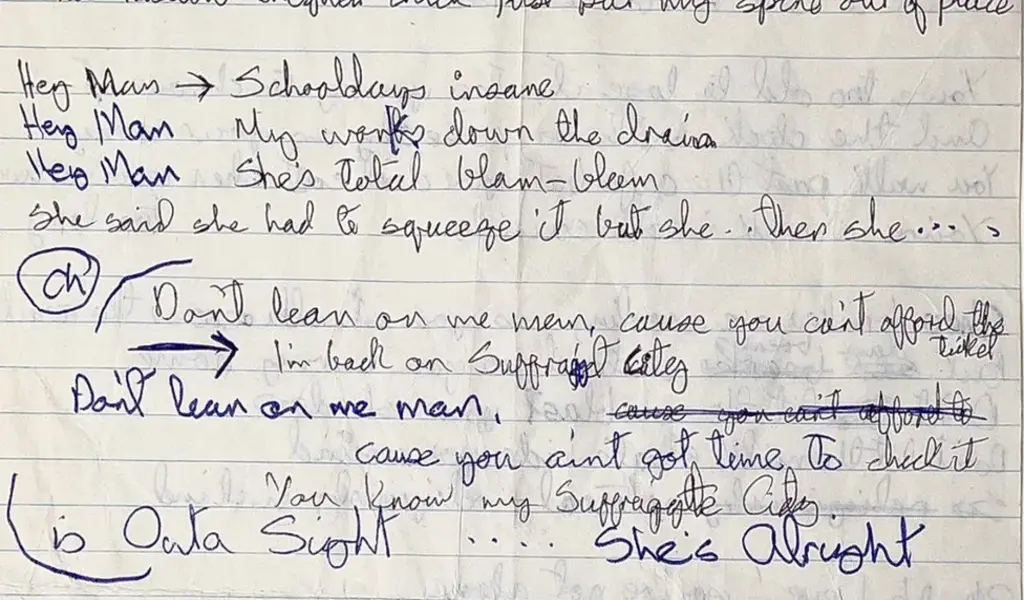 David Bowie's Rare Handwritten Lyrics Auction Anticipation Soars with £100,000 Estimate