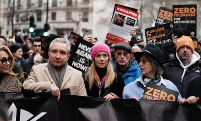 Massive March Against antisemitism in London Draws 100,000, Including Boris Johnson