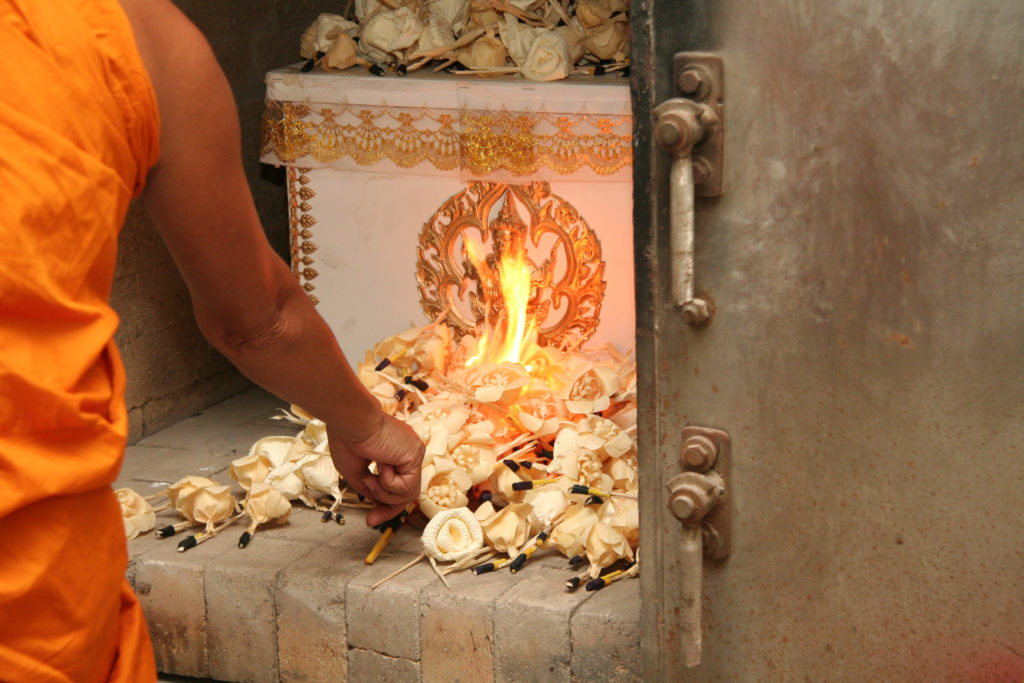 Buddhist cremation ceremony Chaiyaphum