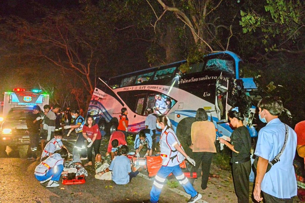 double-decker bus crash