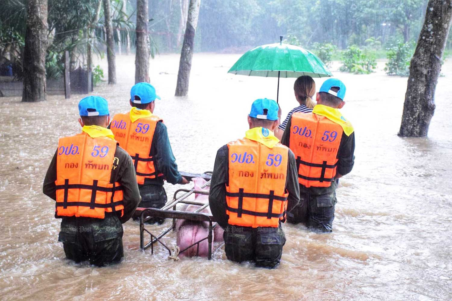 Flooding in Southern Thailand