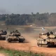 Earlier, Israeli tanks had withdrawn from north Gaza areas.