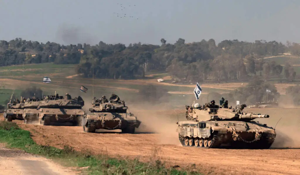 Earlier, Israeli tanks had withdrawn from north Gaza areas.