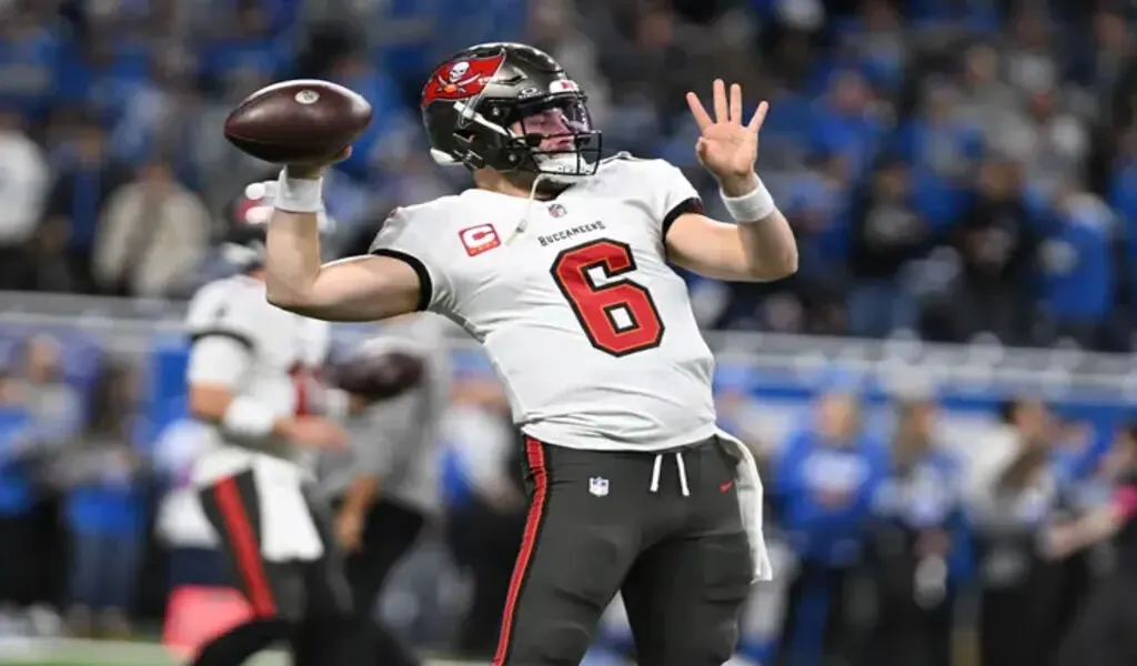 Buccaneers' Baker Mayfield Battles To The End In Playoff Loss To Lions