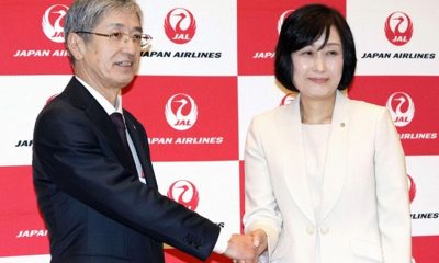Former Stewardess of Japan Airlines Takes Over as JAL President