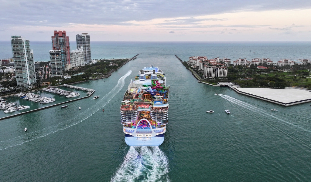 World's Largest Cruise Ship Sets Sail from Miami