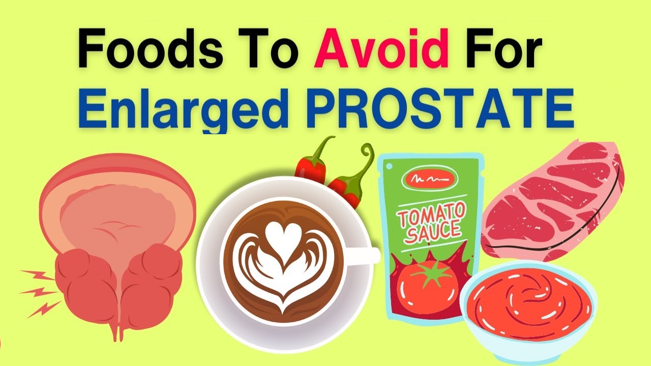 foods to avoid enlarged prostate