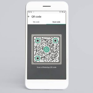tap and scan whatsapp qr code