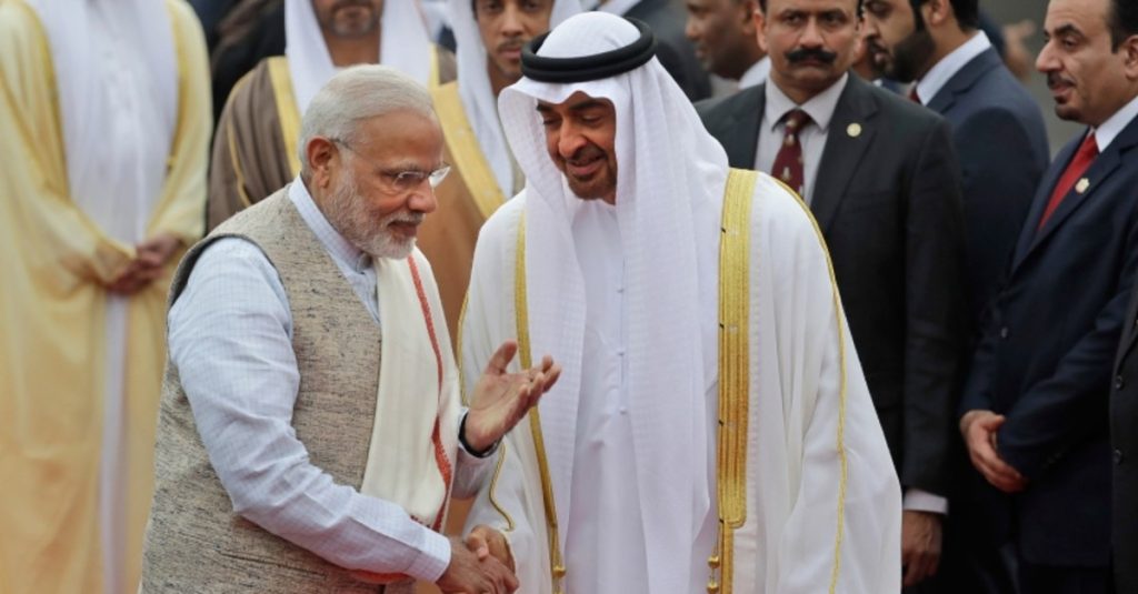 India Modi UAE