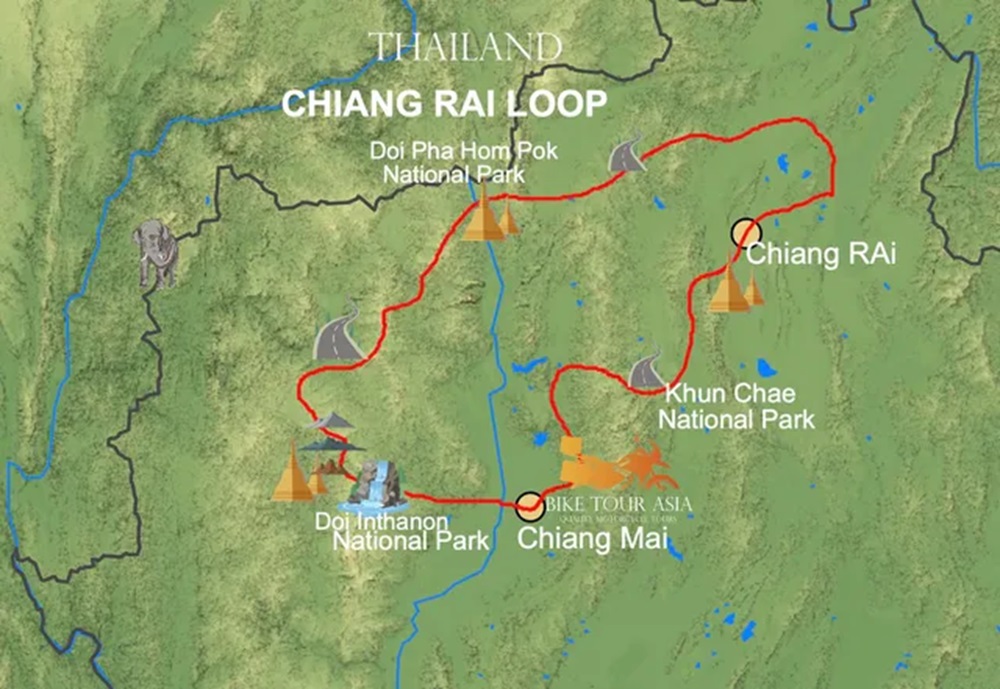 Motorcycle Adventure from Chiang Mai to Chiang Rai