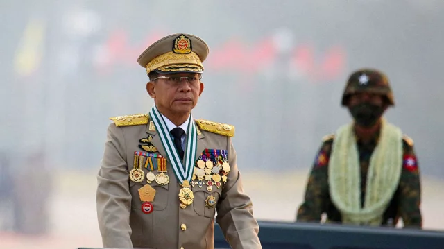 Myanmar's Dictator Gen Min Orders Forced Military Service As His Army Loses to Rebels 