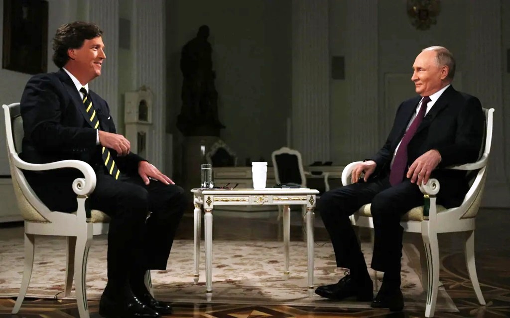Controversy Surrounds Tucker Carlson's Insightful Putin Interview