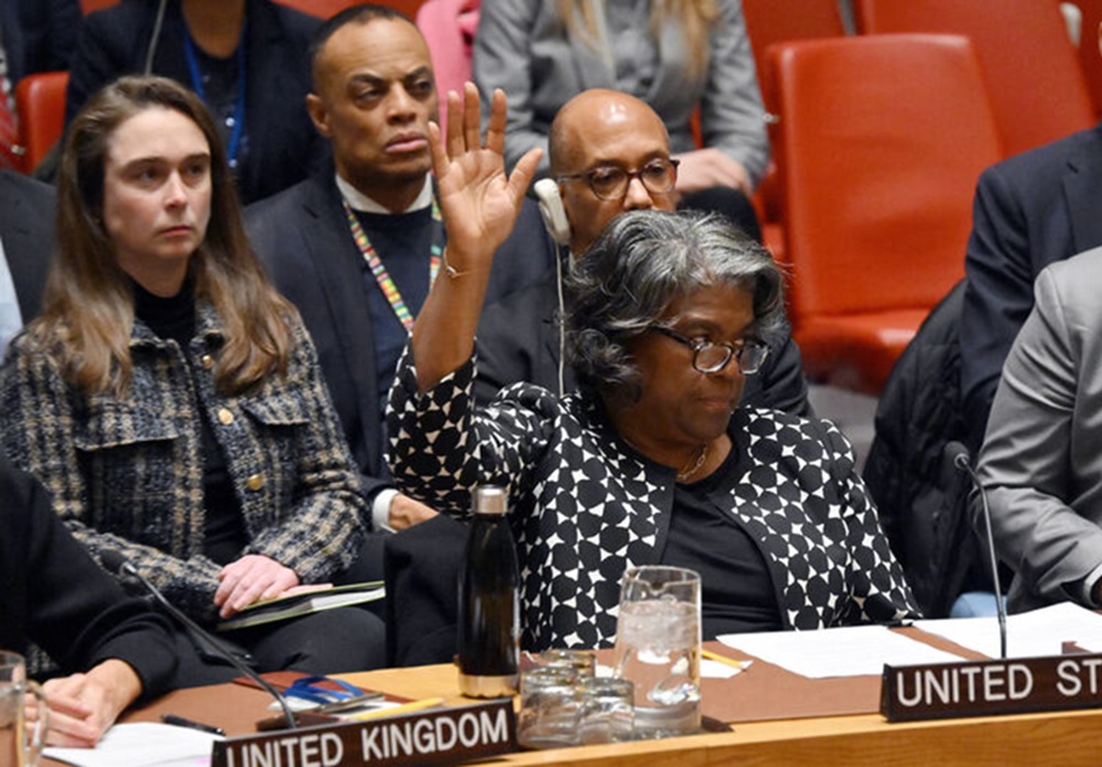 United States Vetoes UN Cease-Fire Resolution for Gaza