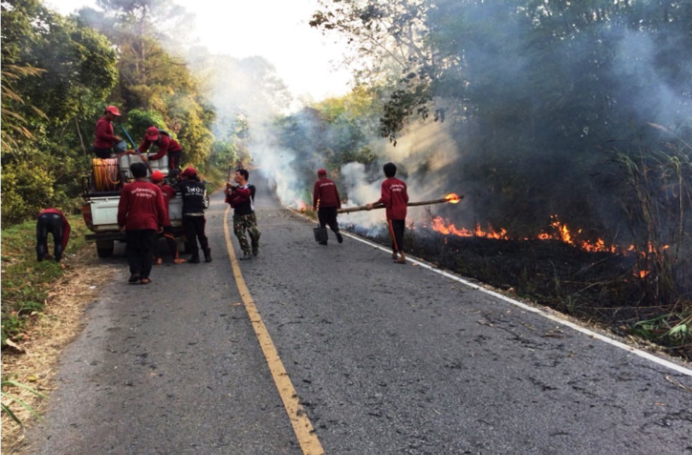 wildfires northern thailand