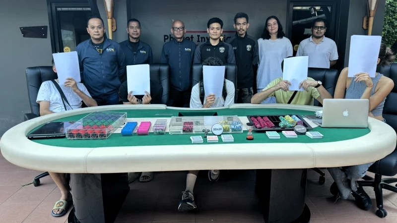Russians Arrested for Illegal Gambling