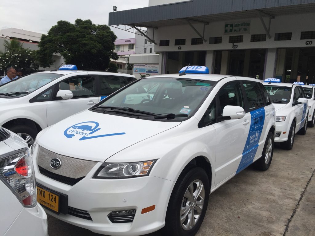 Ev Taxi Services Begin At Bangkok'S Suvarnabhumi Airport 4 EV taxis