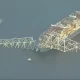 The Baltimore Bridge Collapses After a Cargo Ship Rams a Support Column
