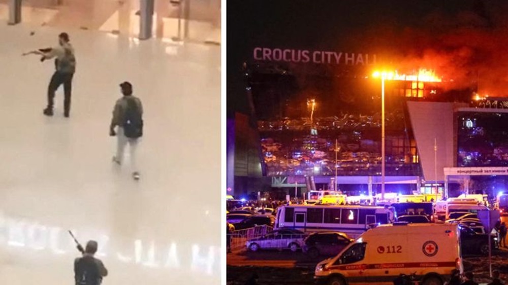 Gunmen Storm Concert in Moscow Killing at Least 40 and Injuring Over 100