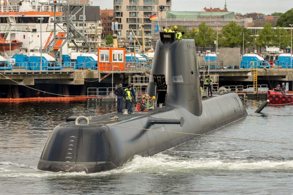Singapore Navy Receives the First of 4 German-Built Assault Submarines