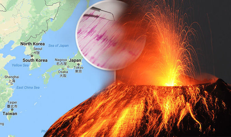 Earthquake Shikoku Island Japan