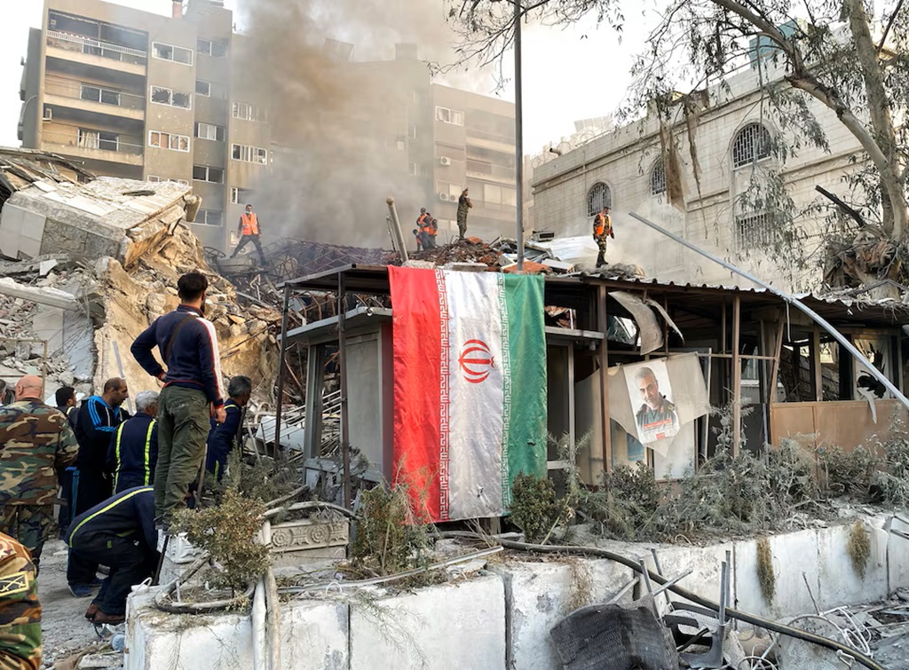 Israel Drops a Bomb on Iran Embassy in Syria Killing Top General