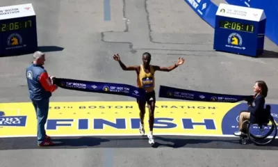 Runner-Up In The 2024 Boston Marathon, Sisay Lemma Of Ethiopia