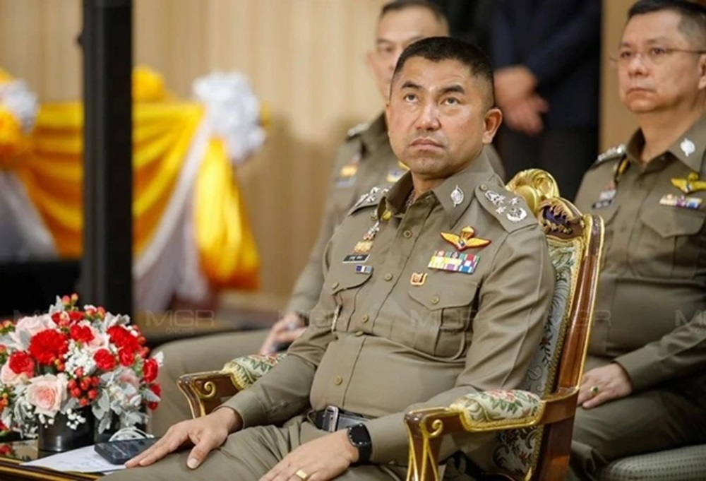 Thailand's Deputy National Police Chief Big Joke Meets With Investigators